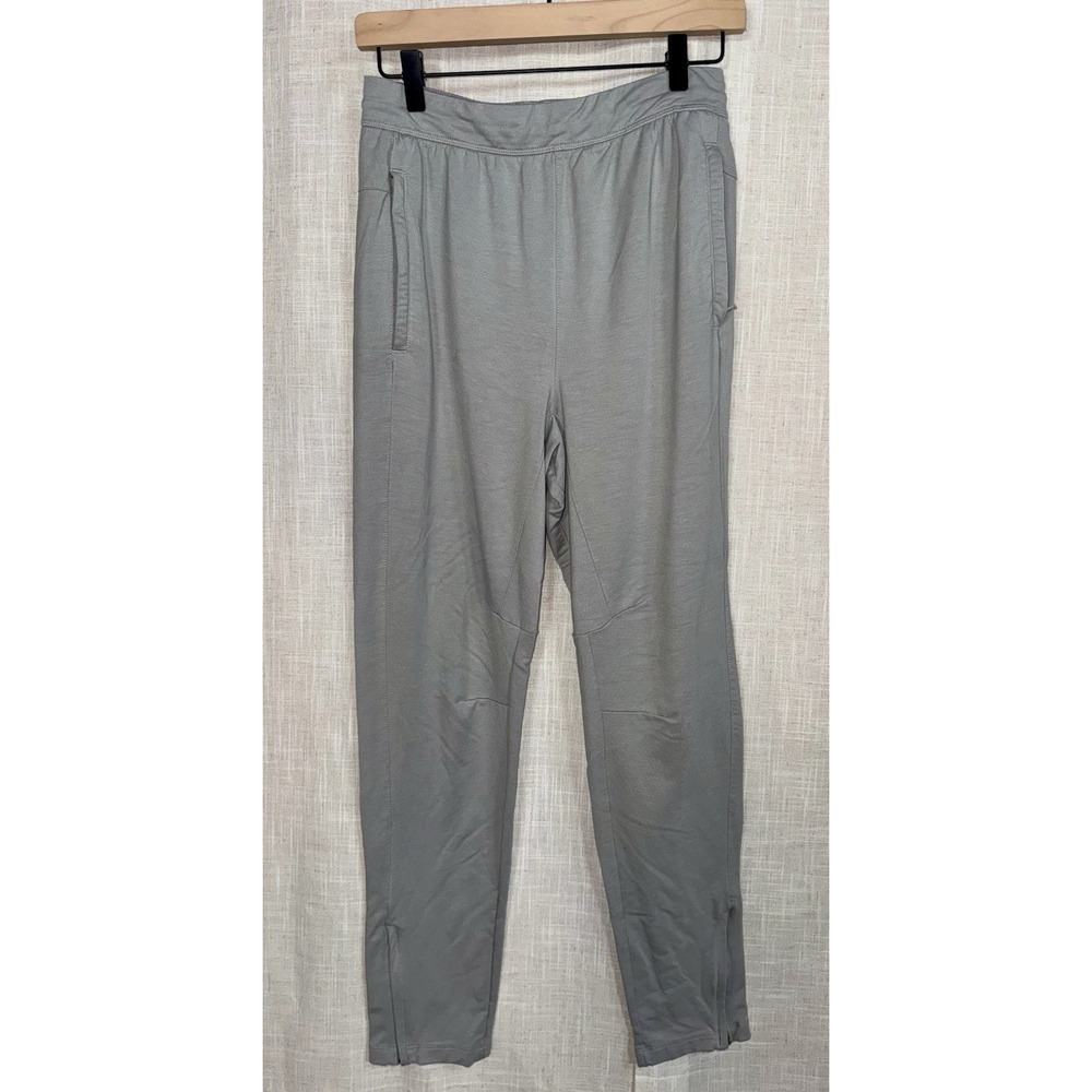 Adidas Gray Men's M Medium Zip Ankle Pants AeroReady